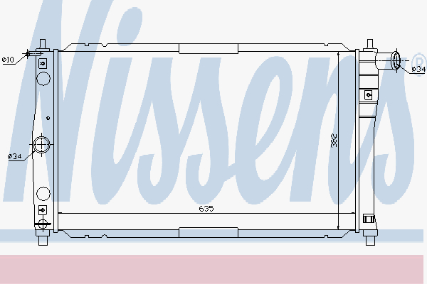 Radiator Daewoo Lanos 1.3 98-