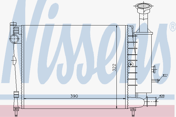 Radiator Citroen Ax 87