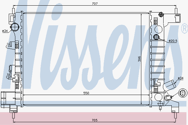 Radiator Chevrolet Aveo 11-