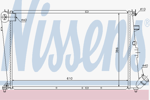 Radiator Citroen Xantia 1,6 I