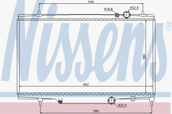 Radiator Citroen C5 3,0 V6 Aut