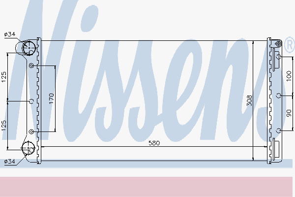 Radiator Fiat Punto 1,9 Jtd 99