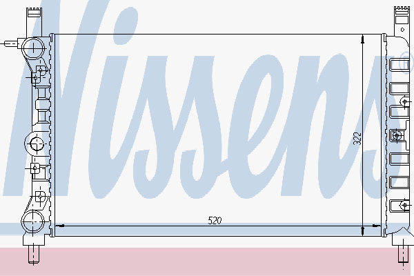 Radiator Fiat Uno D-Turbo Ie