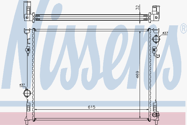 Radiator Chrysler 300C 04-