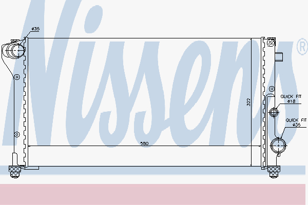 Radiator Fiat Panda 1.3 Sdi 03