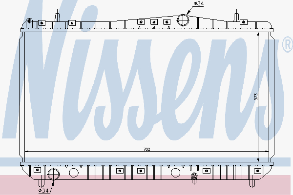 Radiator Daewoo Rezzo 1,8-2,0