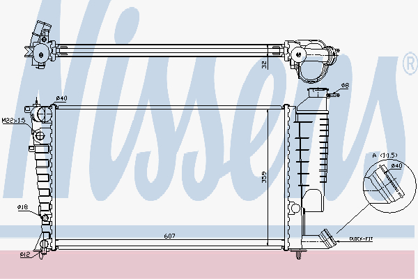 Radiator Citroen Xsara 2.0 16V