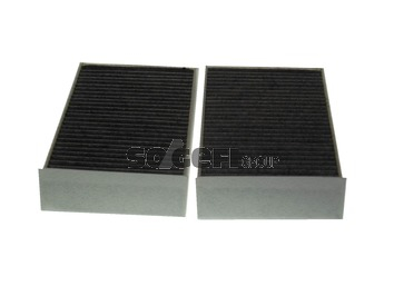 Kupéfilter aktivt kull