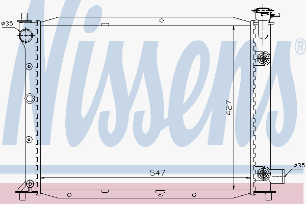 Radiator Ford Escort 91-02