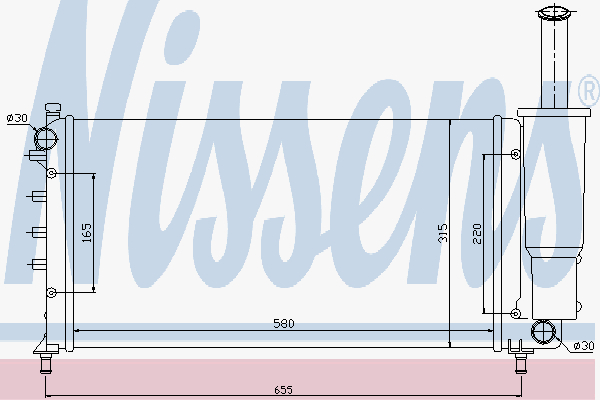 Radiator Fiat Punto Ii 1,2 03-