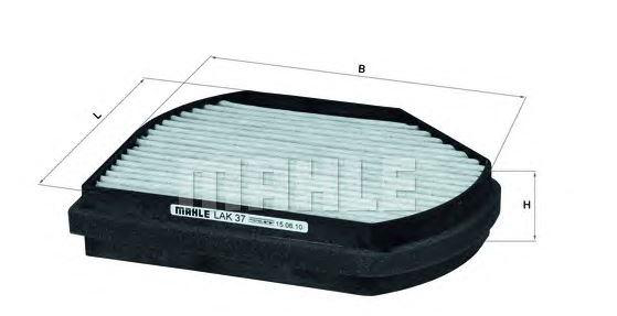 Kupéfilter aktivt kull