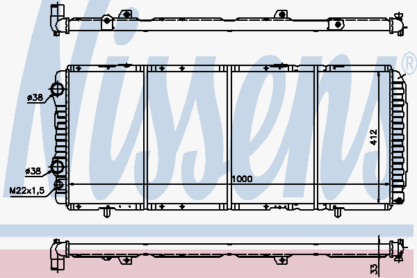 Radiator Citroen Jumper 2,5D-2