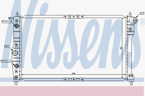 Radiator Daewoo Nubira 2.0I Au