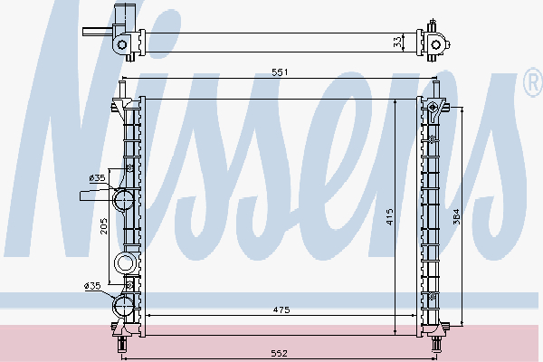 Radiator Fiat Bravo/Brava 1.2
