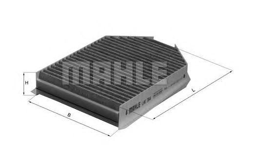 Kupéfilter aktivtkol