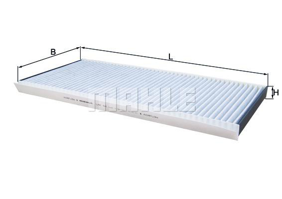 Kupéfilter aktivt kull