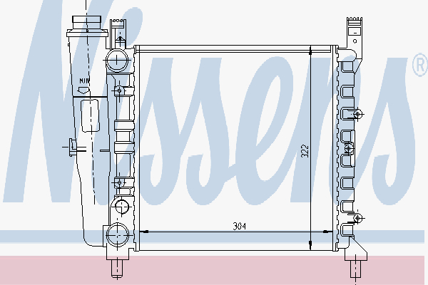 Radiator Fiat Uno 45/S/Es 8