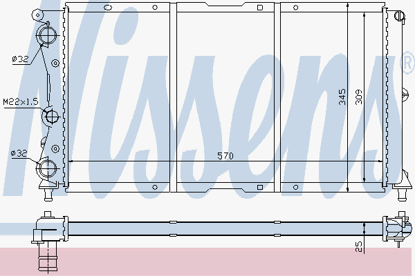 Radiator Fiat Punto Gt Turbo