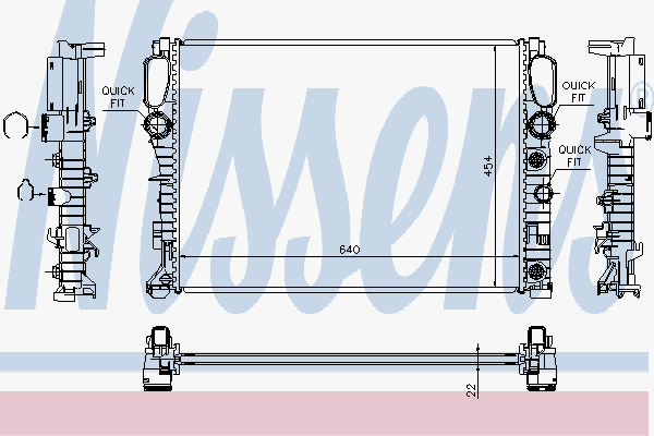 Radiator Mercedes W211 E200-22