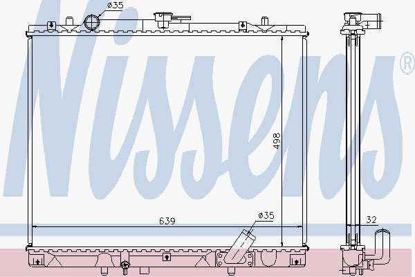 Radiator Mitsubishi L 200 01-