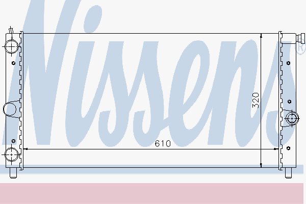 Radiator Fiat Duna 6Od 87-