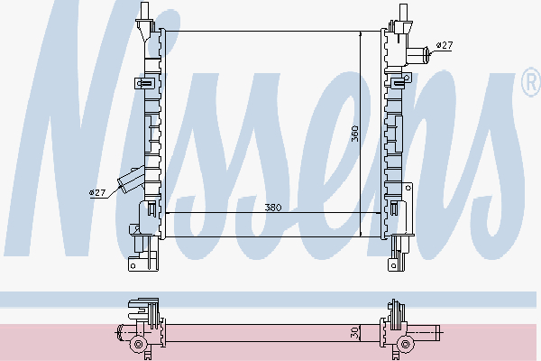 Radiator Ford Ka +Ac 02-