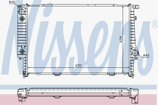 Radiator Bmw 525 Tds 92-