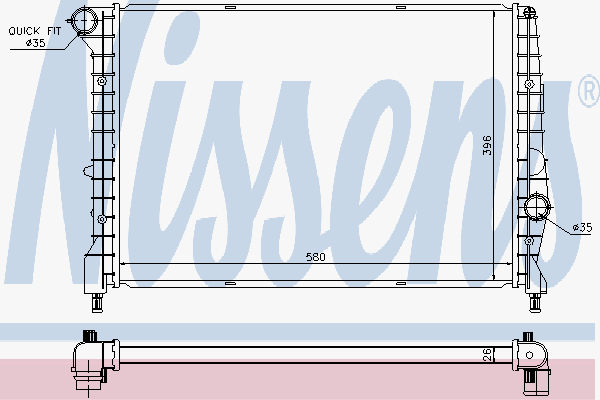 Radiator Alfa 147 1,9 Jtd 01-