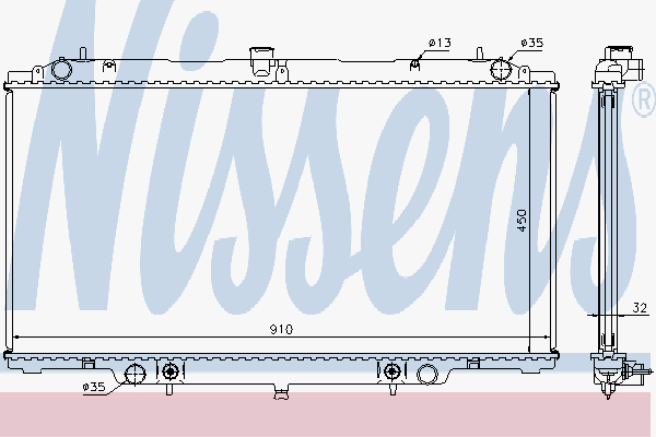 Radiator Nissan Safari Aut. 9