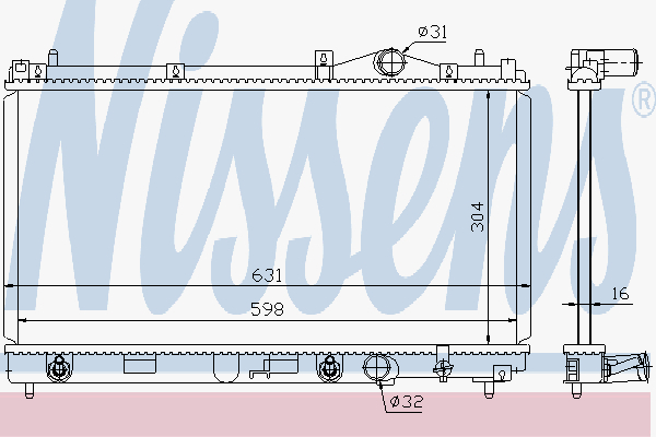 Radiator Chrysler Neon 2.0 97-
