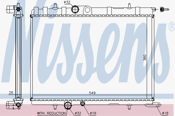 Radiator Peugeot 307 2.0 I 16V
