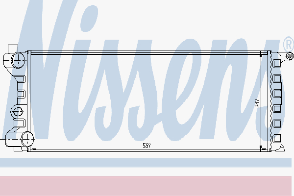 Radiator Lancia Y10 85-