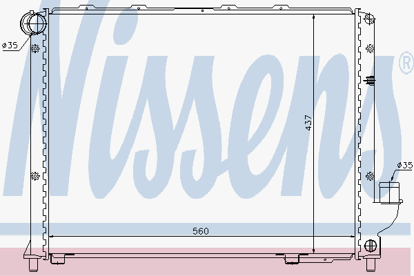 Radiator Lancia Kappa 2,4 Turb