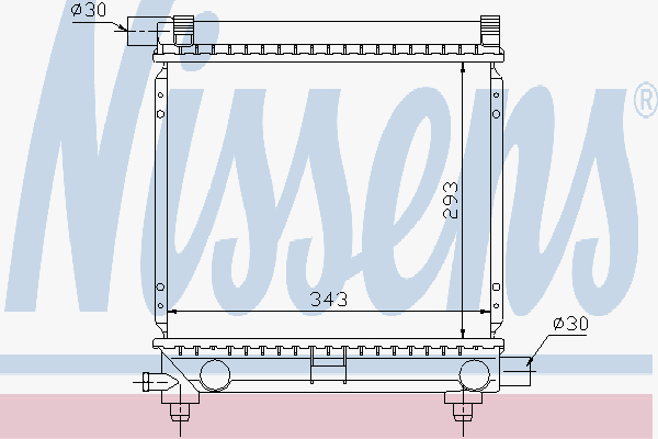 Radiator Mercedes 190 E-S 201