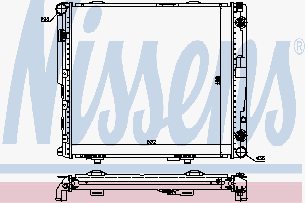 Radiator Mercedes 200D-300D A