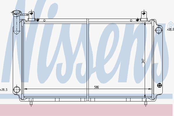 Radiator Nissan Sunny/Sentra 1