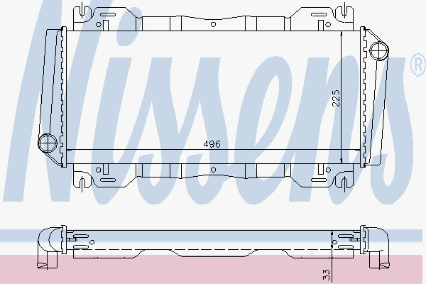 Radiator Ford Fiesta 900/1000