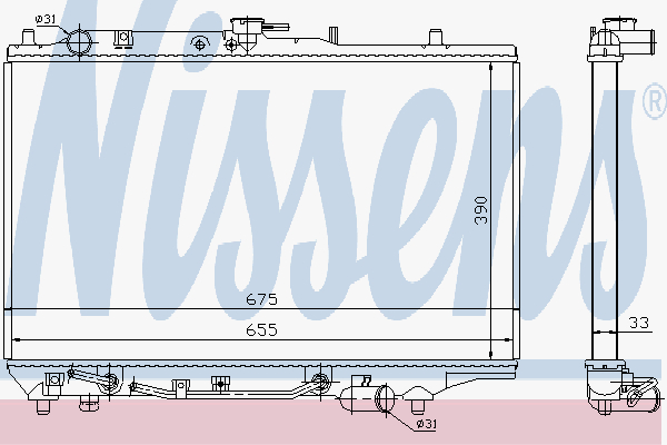 Radiator Mazda 323 1,8I Aut. 9