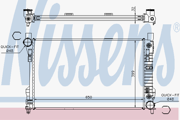 Radiator Mercedes W203 00-