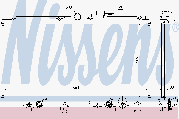 Radiator Honda Accord 2,0-2,3