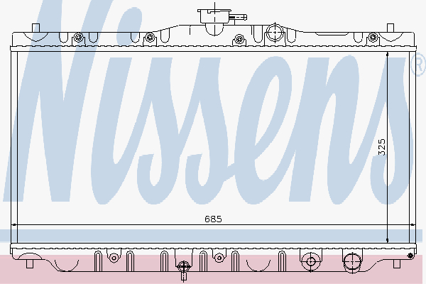 Radiator Honda Accord 1,6-2,0