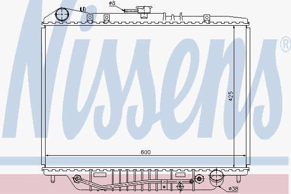 Radiator Opel Campo 3,2 93-