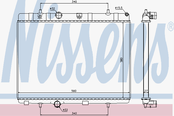 Radiator Peugeot 207 1.6 Hdi