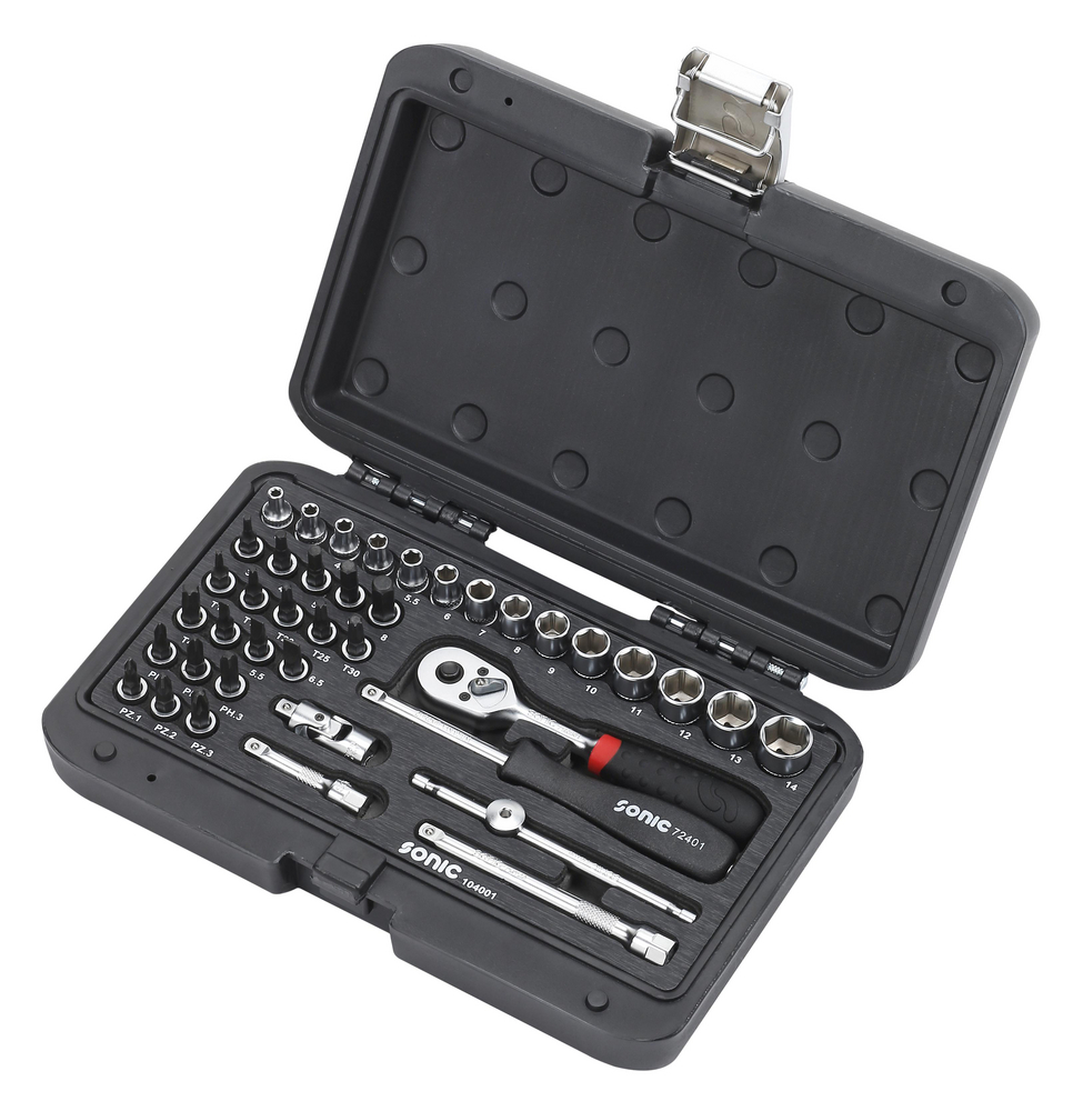 1/4" PIPE OG BITSSETT 40-DELER