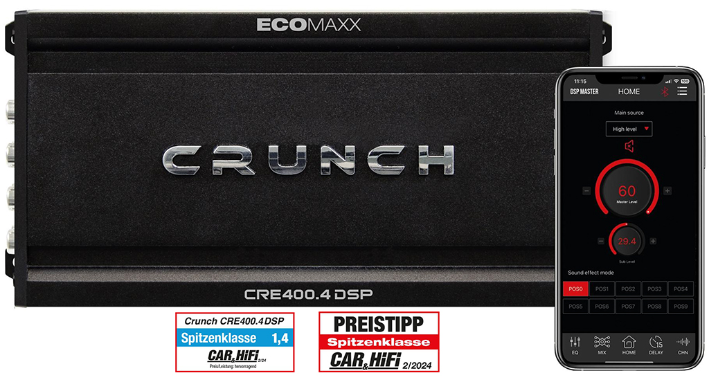 CRUNCH - CRE400.4DSP-ISO.