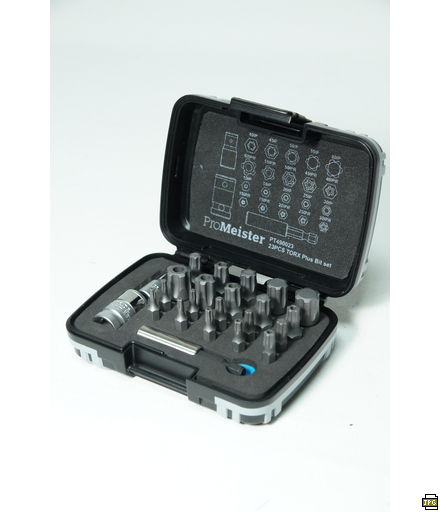 PROMEISTER BITSSETT TORX 5 STAR, 23-DELER