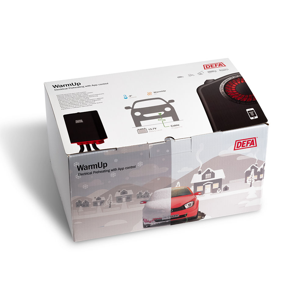 DEFA WARMUP BLUETOOTH 1400W MED 5Ah DEFA FLEX LADER