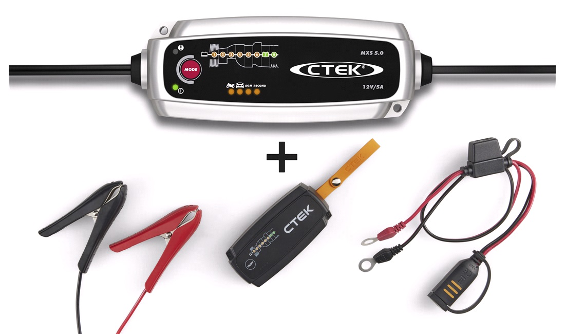 CTEK MXS 5.0 POWER KIT INKL. P