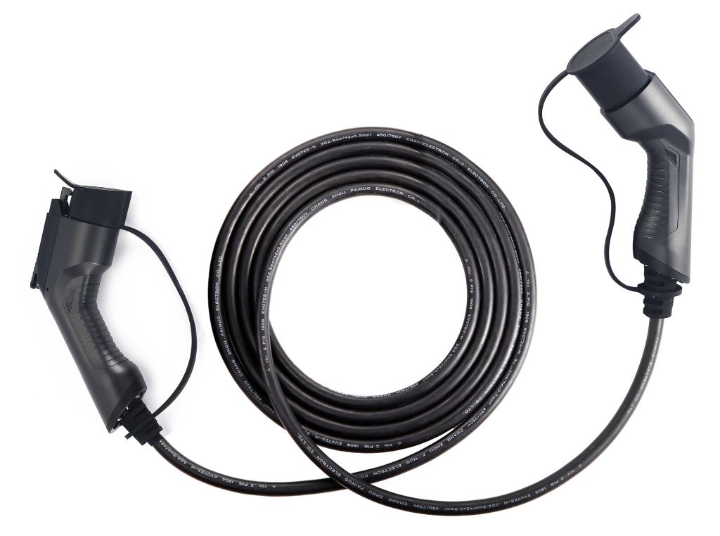 LADEKABEL TIL ELBIL 10m MODE3 TYPE1-T2 1-F 32A