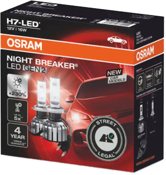 OSRAM LED H7 12V NB  2PK